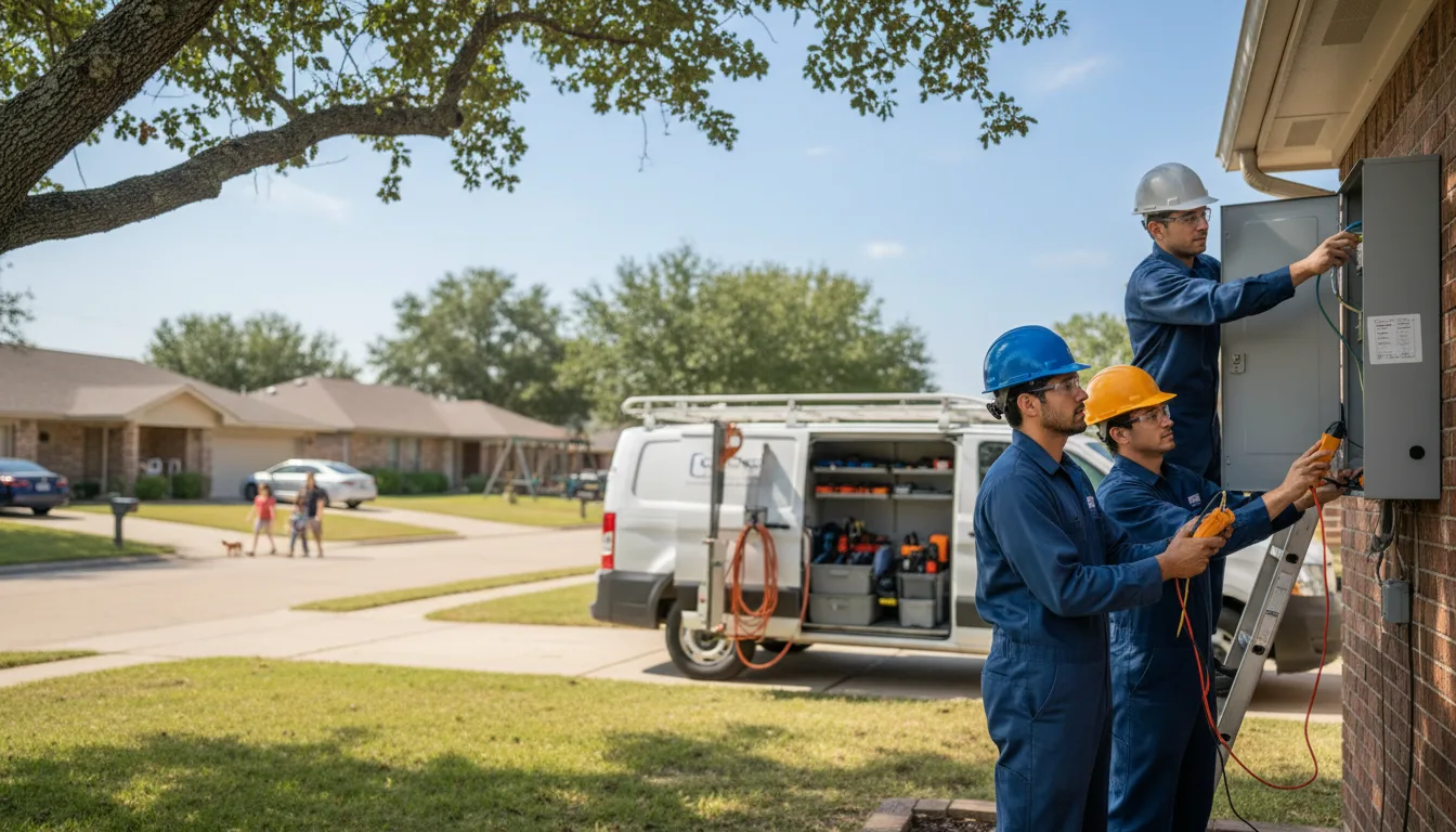 Certified electrician providing emergency electrical services in Paisley, FL